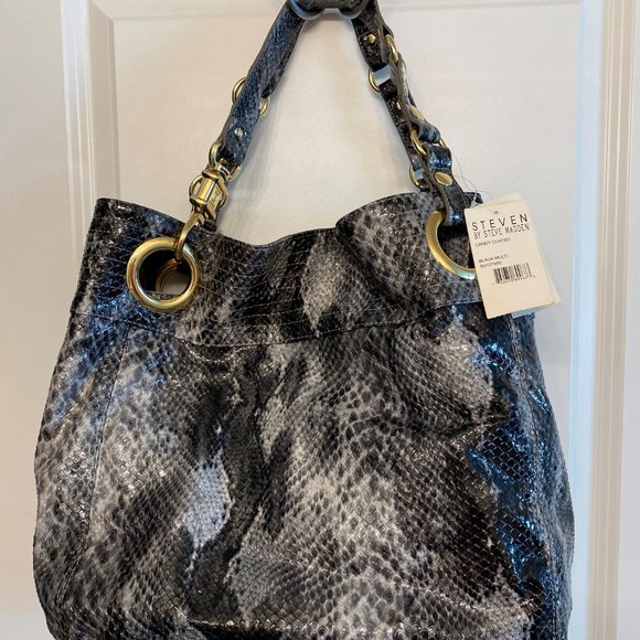 Steve Madden Python Hobo Bag - Picture 1 of 6